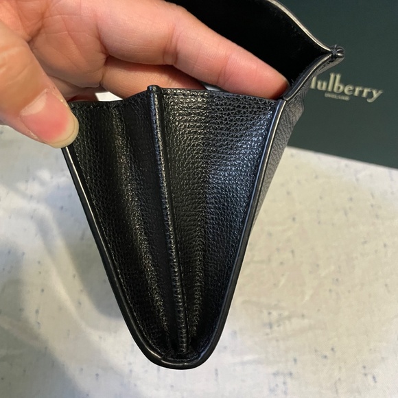 Mulberry Black Amberley Medium Wallet - Picture 8 of 9